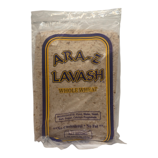 ARA-Z LAVASH Whole Wheat Flatbread 16 oz (454g)
