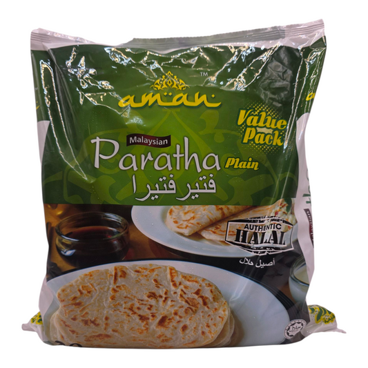 Aman Malaysian Paratha Plain - 30 Pieces - 1.95kg