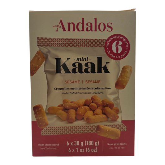 Andalos Mini Sesame Kaak 6 x 30g (180g)