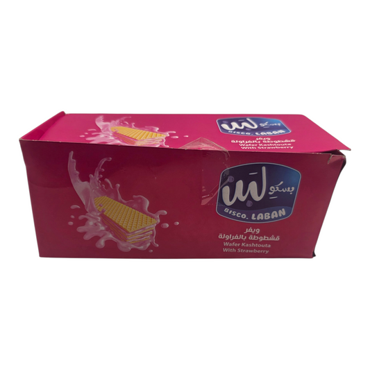 Bisco Laban Wafer Kashtouta with Strawberry 100g x 6 pcs