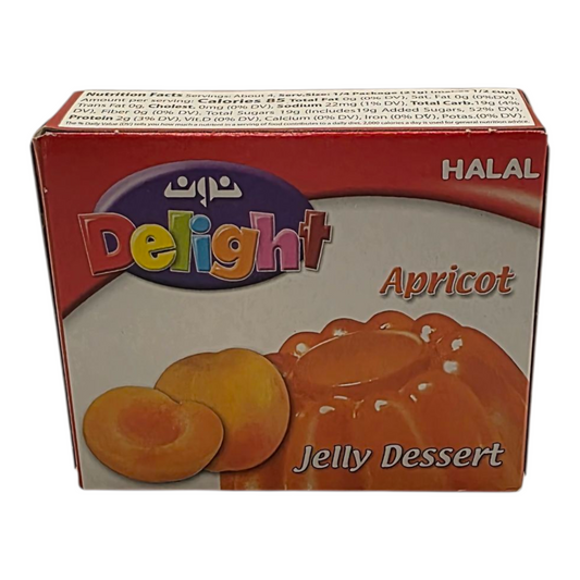 Delight Apricot Jelly Dessert 3 oz (85g)