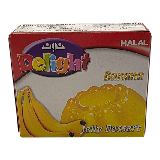 Delight Banana Jelly Dessert 3 oz (85g)
