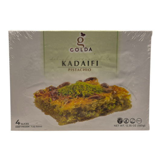 Golda Kadaifi Pistachio - 4 Slices - 12.35 oz (350g)