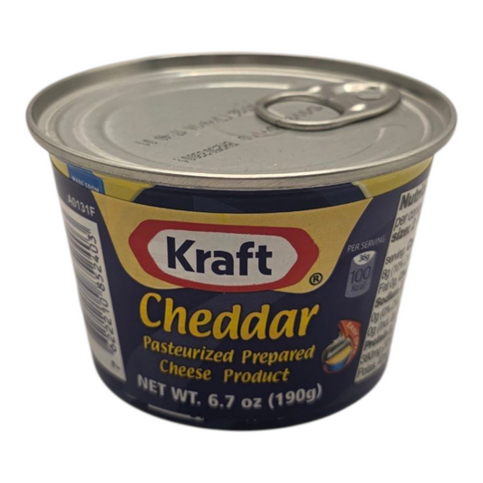 Kraft Cheddar Pasteurized Prepared Cheese Product 6.7 oz (190g)