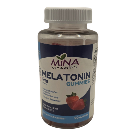 Mina Vitamins Melatonin Gummies 90 Gummies