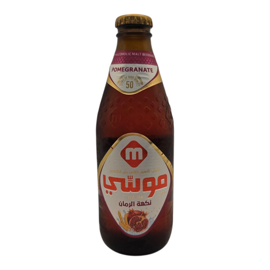 Moussy Non Alcoholic Carbonated Malt Beverage Pomegranate Flavor 275ml