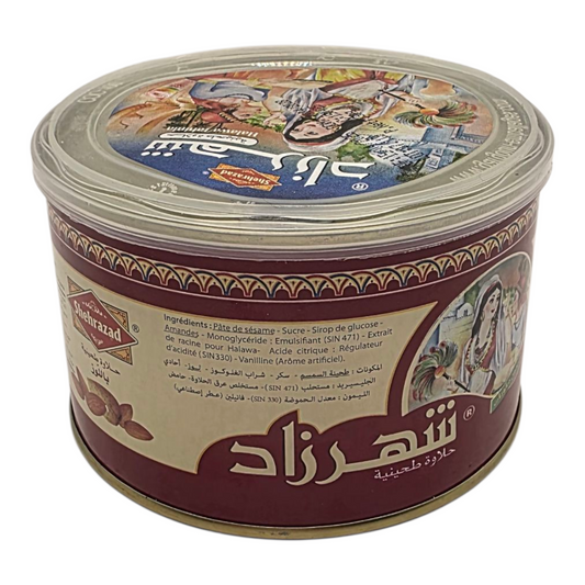 Shehrazad Natural Halawa Tahini with Almond 400g