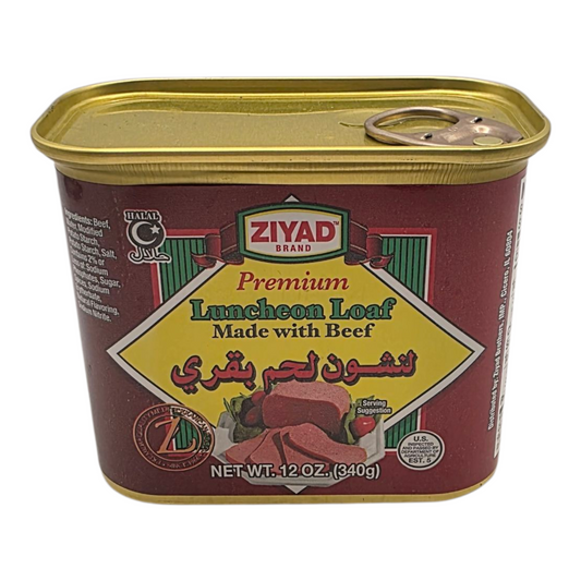 Ziyad Lucheon Loaf Made with Beef 12 oz (340g)